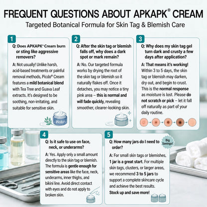 APKAPK® CryoDerm 8-in-1 Salicylic Acid Wart Removal Cream (Pain-Free Formula – No Scars)🎉