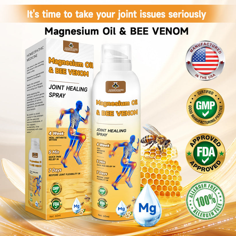 💧🐝ADNOON™ Magnesium Oil & Bee Venom Joint Healing Spray👨‍⚕️