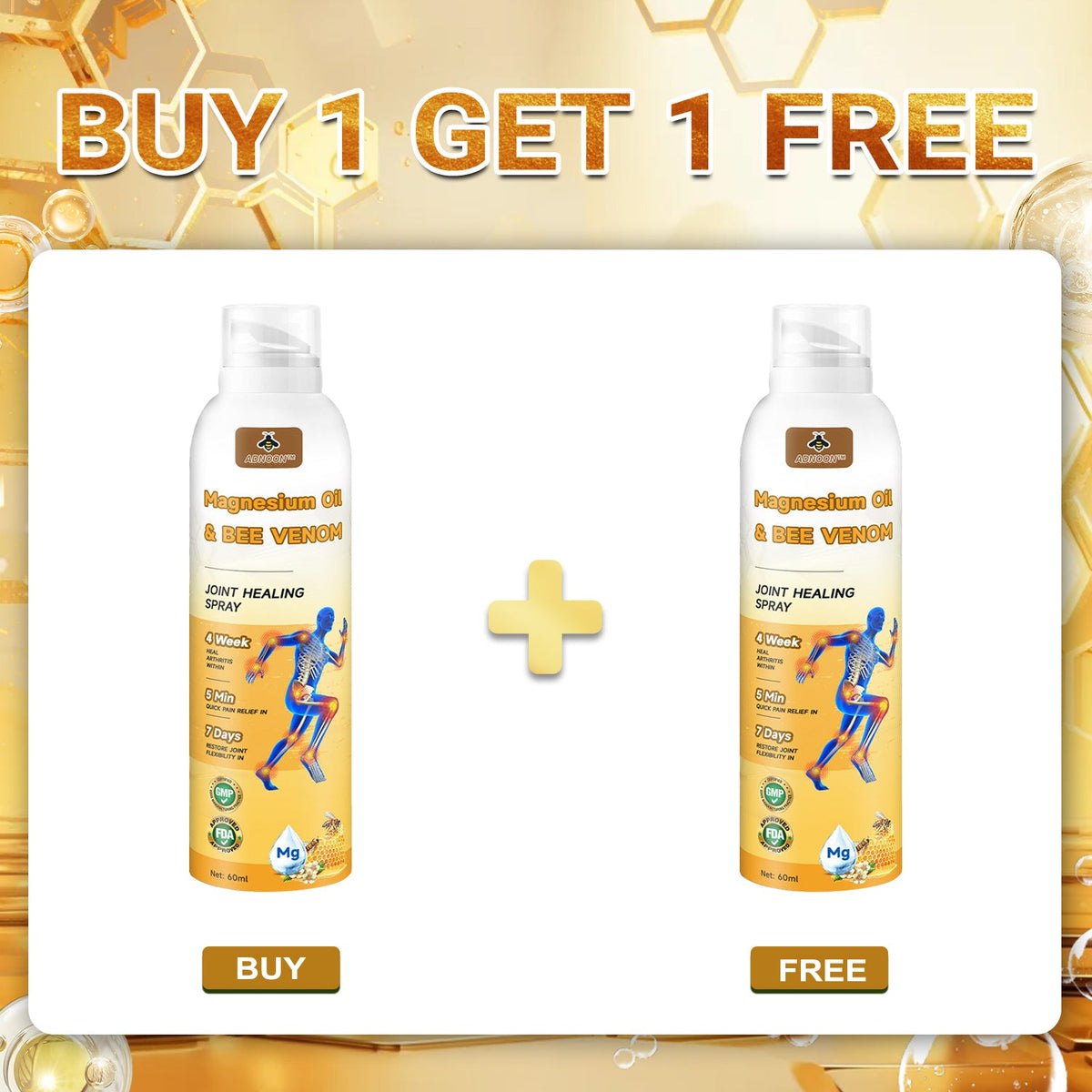 💧🐝ADNOON™ Magnesium Oil & Bee Venom Joint Healing Spray👨‍⚕️
