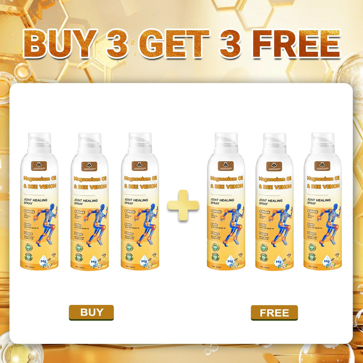 💧🐝ADNOON™ Magnesium Oil & Bee Venom Joint Healing Spray👨‍⚕️