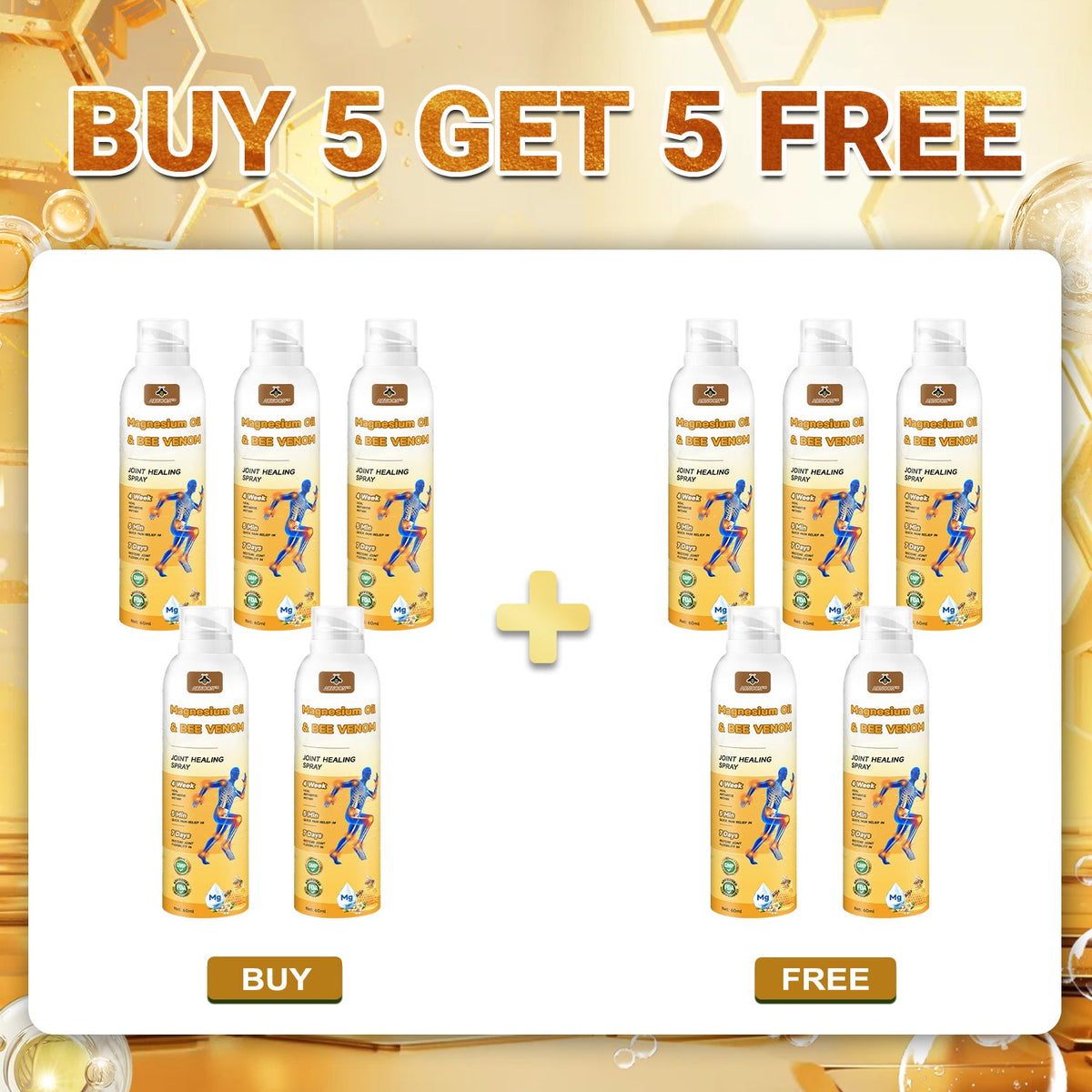 💧🐝ADNOON™ Magnesium Oil & Bee Venom Joint Healing Spray👨‍⚕️